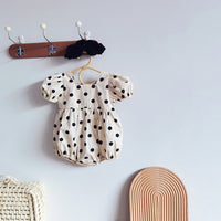 Load image into Gallery viewer, Baby Kid Girls Polka dots Print Rompers And Dresses Wholesale 220429185
