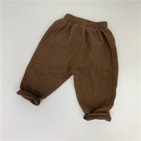 Load image into Gallery viewer, Baby Kid Unisex Solid Color Striped Pants Wholesale 220429203
