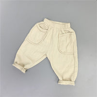 Load image into Gallery viewer, Baby Kid Unisex Solid Color Striped Pants Wholesale 220429203
