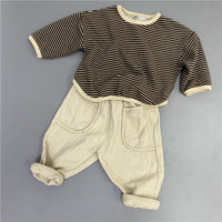 Load image into Gallery viewer, Baby Kid Unisex Striped Tops Wholesale 220429205
