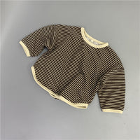 Load image into Gallery viewer, Baby Kid Unisex Striped Tops Wholesale 220429205
