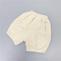 Load image into Gallery viewer, Baby Kid Unisex Solid Color Muslin&amp;Ribbed Shorts Wholesale 220429206
