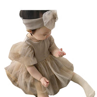 Load image into Gallery viewer, Baby Girls Solid Color Birthday Dresses Wholesale 220429247
