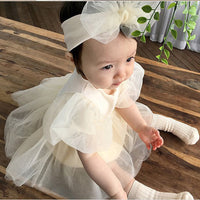 Load image into Gallery viewer, Baby Girls Solid Color Birthday Dresses Wholesale 220429247
