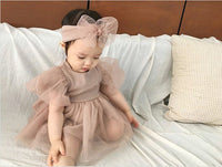 Load image into Gallery viewer, Baby Girls Solid Color Birthday Dresses Wholesale 220429247
