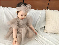 Load image into Gallery viewer, Baby Girls Solid Color Birthday Dresses Wholesale 220429247
