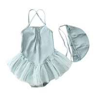 Load image into Gallery viewer, Girls Solid Color Fruit Print Swimwears Wholesale 22042926
