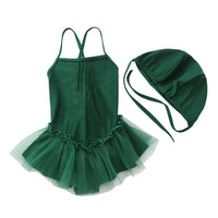 Load image into Gallery viewer, Girls Solid Color Fruit Print Swimwears Wholesale 22042926
