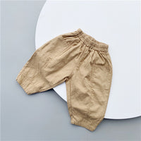 Load image into Gallery viewer, Baby Kid Boys Solid Color Pants Wholesale 220429261
