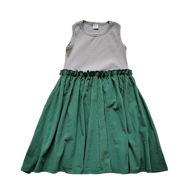 Baby Kid Girls Color-blocking Dresses Wholesale 220429275