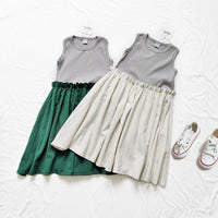 Load image into Gallery viewer, Baby Kid Girls Color-blocking Dresses Wholesale 220429275
