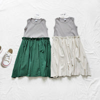 Load image into Gallery viewer, Baby Kid Girls Color-blocking Dresses Wholesale 220429275
