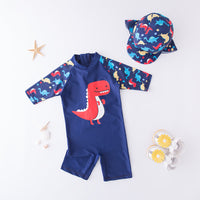 Load image into Gallery viewer, Baby Kid Boys Dinosaur Cartoon Print Swimwears Wholesale 22042928
