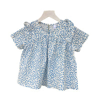 Load image into Gallery viewer, Baby Kid Girls Polka dots Print Tops Wholesale 22042930
