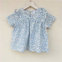 Load image into Gallery viewer, Baby Kid Girls Polka dots Print Tops Wholesale 22042930
