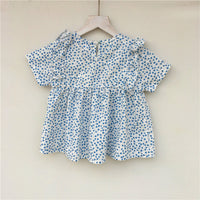 Load image into Gallery viewer, Baby Kid Girls Polka dots Print Tops Wholesale 22042930
