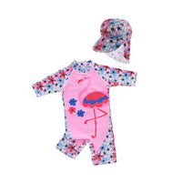 Load image into Gallery viewer, Baby Kid Girls Flower Print Beach Swimwears Wholesale 22042934
