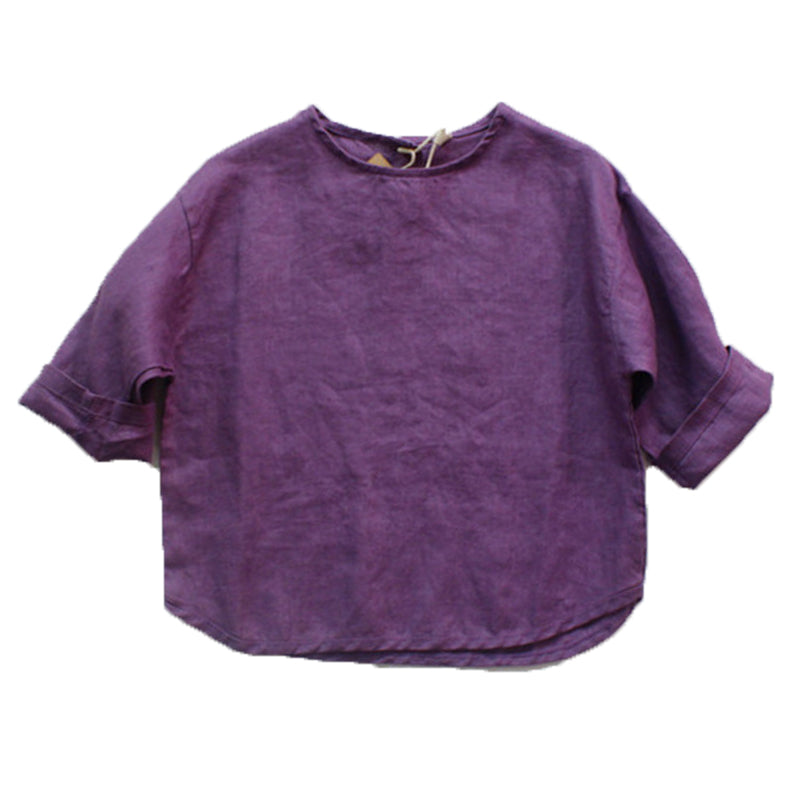 Baby Kid Unisex Solid Color Tops Wholesale 220429345