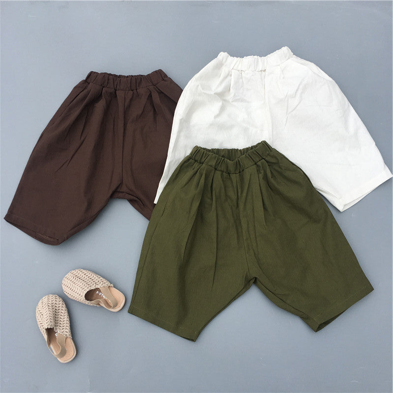 Baby Kid Girls Boys Solid Color Pants Wholesale 22042936