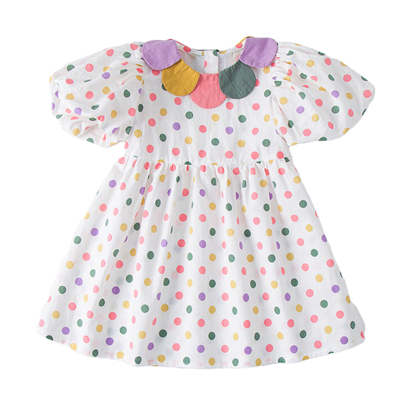 Baby Kid Girls Polka dots Dresses Wholesale 220429431