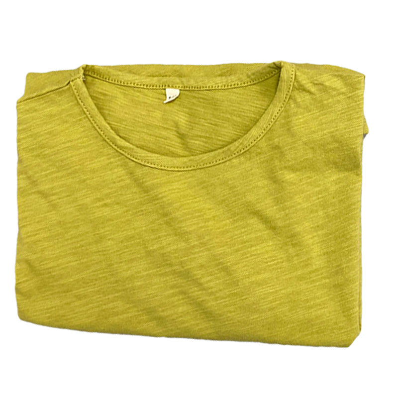 Baby Kid Girls Boys Solid Color T-Shirts Wholesale 220429433
