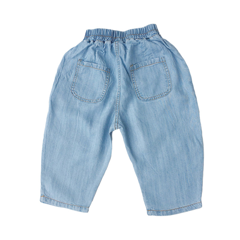 Baby Kid Boys Solid Color Jeans Wholesale 22042945