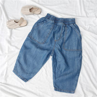 Load image into Gallery viewer, Baby Kid Boys Solid Color Jeans Wholesale 22042945
