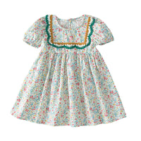 Load image into Gallery viewer, Baby Kid Girls Flower Print Dresses Wholesale 220429473
