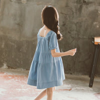 Load image into Gallery viewer, Kid Big Kid Girls Solid Color Dresses Wholesale 22042971
