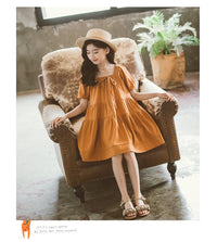 Load image into Gallery viewer, Kid Big Kid Girls Solid Color Dresses Wholesale 22042971
