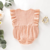 Load image into Gallery viewer, Baby Unisex Solid Color Rompers Wholesale 22042972
