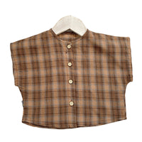 Load image into Gallery viewer, Baby Kid Girls Boys Checked Tank Tops Wholesale 22042973
