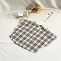 Load image into Gallery viewer, Baby Kid Girls Boys Checked Tank Tops Wholesale 22042973
