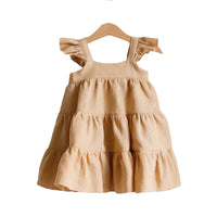 Load image into Gallery viewer, Baby Kid Girls Solid Color Dresses Wholesale 22042982
