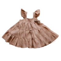 Load image into Gallery viewer, Baby Kid Girls Solid Color Dresses Wholesale 22042982
