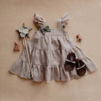 Load image into Gallery viewer, Baby Kid Girls Solid Color Dresses Wholesale 22042982
