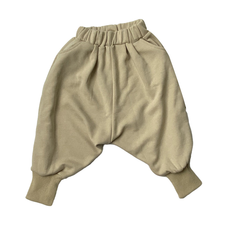 Baby Kid Unisex Solid Color Pants Wholesale 22042989