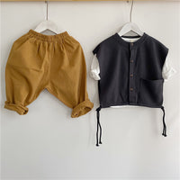 Load image into Gallery viewer, Baby Kid Unisex Solid Color Vests Waistcoats Wholesale 22042990
