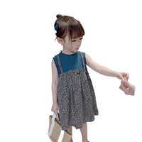 Load image into Gallery viewer, Baby Kid Girls Color-blocking Dresses Wholesale 22042996
