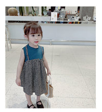 Load image into Gallery viewer, Baby Kid Girls Color-blocking Dresses Wholesale 22042996
