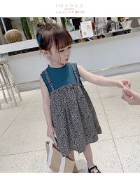 Load image into Gallery viewer, Baby Kid Girls Color-blocking Dresses Wholesale 22042996
