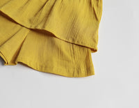 Load image into Gallery viewer, 2 Pieces Set Baby Kid Girls Solid Color Tops And Shorts Wholesale 22042997
