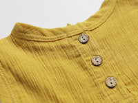 Load image into Gallery viewer, 2 Pieces Set Baby Kid Girls Solid Color Tops And Shorts Wholesale 22042997
