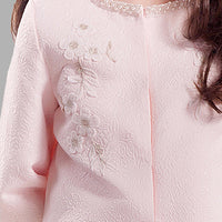 Load image into Gallery viewer, 2 Pieces Set Kid Big Kid Girls Embroidered Jackets Outwears And Flower Dresses Wholesale 22050502
