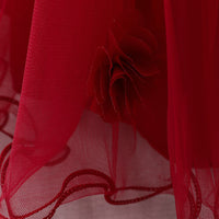 Load image into Gallery viewer, Baby Girls Solid Color Flower Embroidered Birthday Party Dresses Wholesale 22050507
