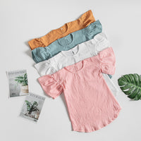 Load image into Gallery viewer, Baby Kid Girls Solid Color Tops Wholesale 22050509
