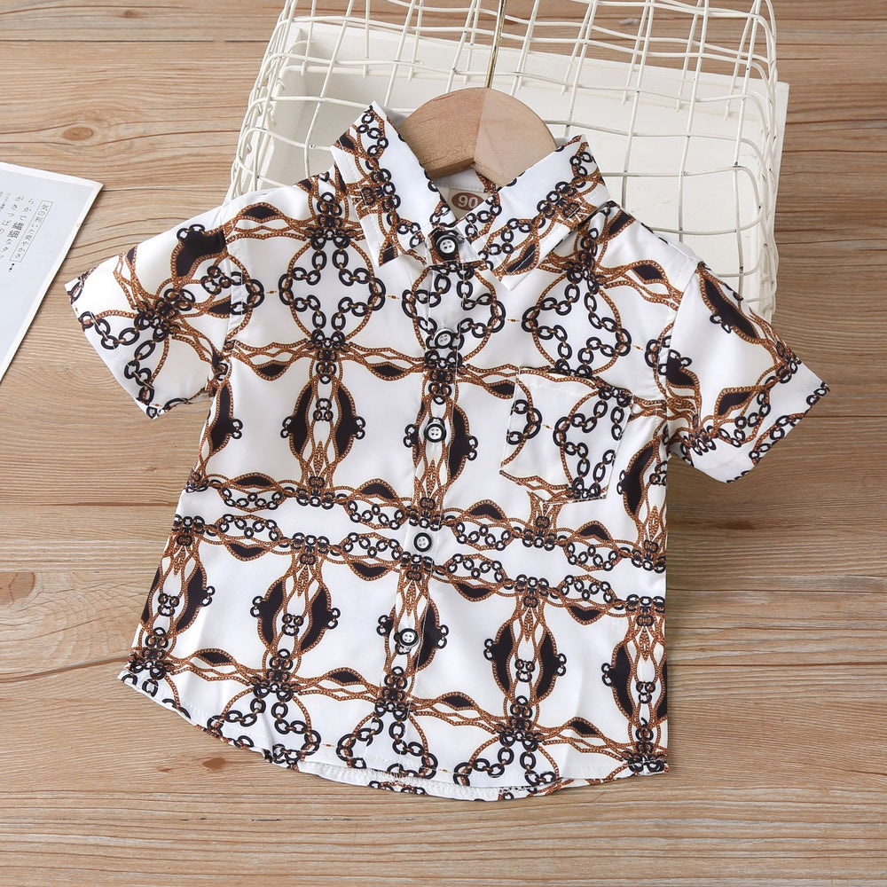 Baby Kid Boys Print Shirts Wholesale 22050513