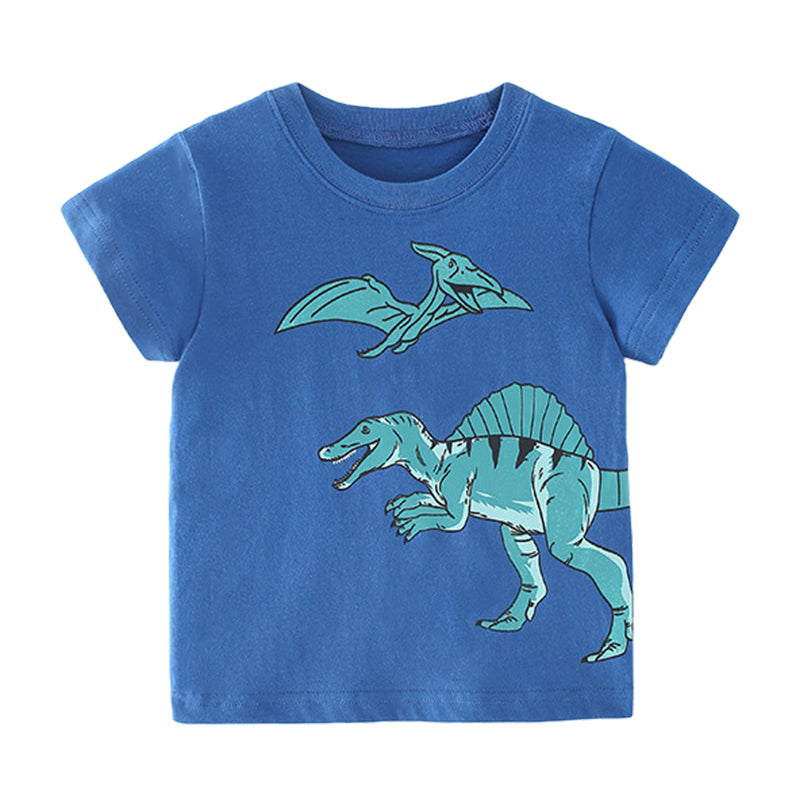 Baby Kid Boys Dinosaur Animals Print T-Shirts Wholesale 220505135