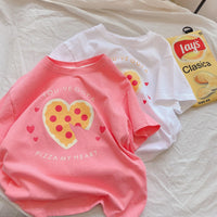 Load image into Gallery viewer, Baby Kid Girls Love heart Cartoon Print T-Shirts Wholesale 220505138
