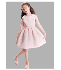 Load image into Gallery viewer, 2 Pieces Set Kid Big Kid Girls Dressy Solid Color Embroidered Jackets Outwears And Dresses Wholesale 220505150
